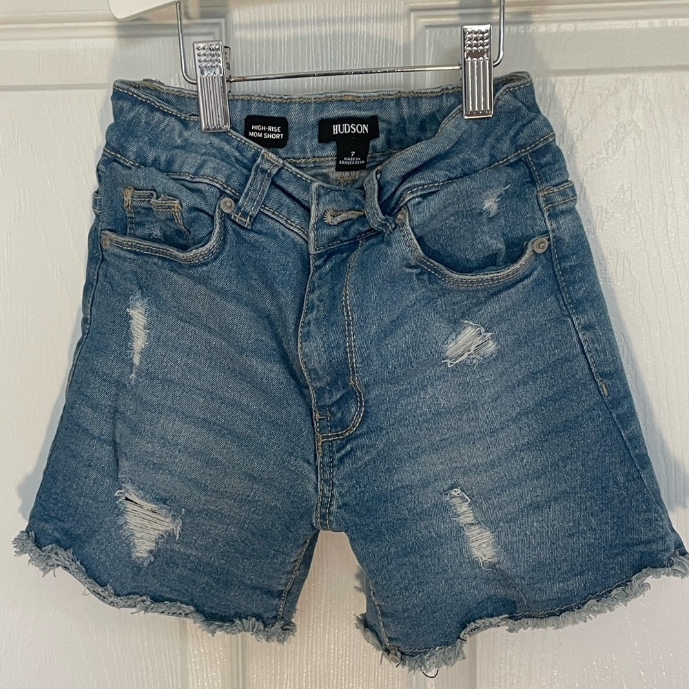 Girls Hudson jeans shorts, size 7